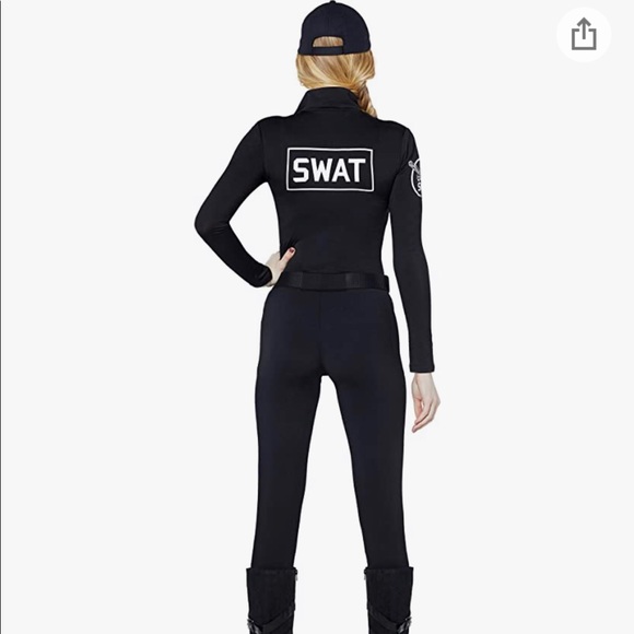 Like New! Spirit Halloween Swat Costume 2021 M - Picture 2 of 7